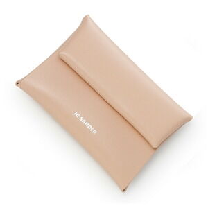 JIL SANDER FOLDED Coin Wallet Beige
